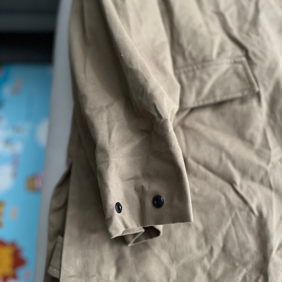 Zara Men’s Cotton Trench Coat - Size L-XL - Picture 3 of 11